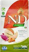 Корм для кошек Farmina N&D Cat Pumpkin Фармина НД беззерновой утка, тыква и мускусная дыня 5 кг. сух.пакет*