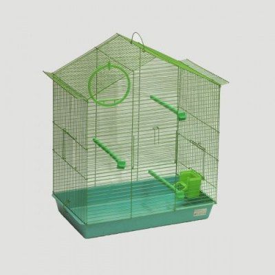 Клетка-дом д/птиц Омск 3-х ярусная прямоугольная (7,9)