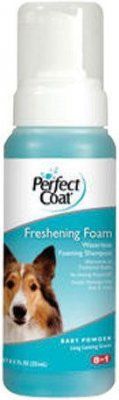 8in1 шампунь для собак PC Freshening Foam без смывания с ароматом детской присыпки пена 251 мл.