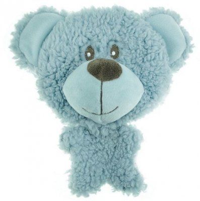 AROMADOG Игрушка для собак BIG HEAD Мишка 12 см голубой