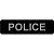 Сменная надпись большая   для шлейки Police  3-4 размера