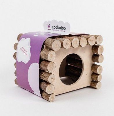 Домик дерево КвадроДом малый (15*12*16см) ZOOBALOO