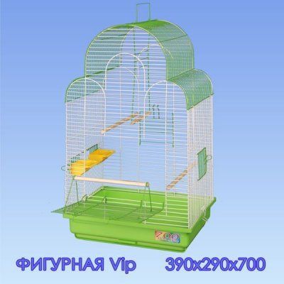 Клетка д/птиц ФИГУРНАЯ VIP большой поддон