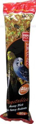 МИСТЕР АЛЕКС мед. палочка д/попугаев Овощи
