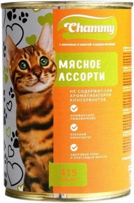 Чемми д/к 415 гр. мясное ассорти в соусе