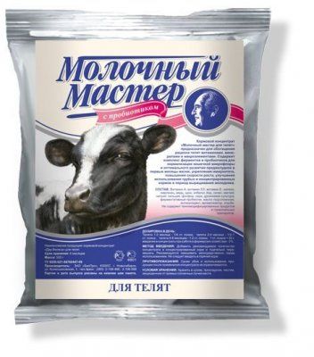 Молочный мастер 500г нормализатор кишечной микрофлоры д/телят