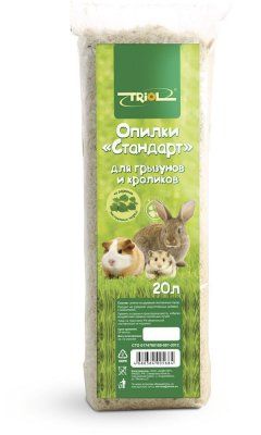 Опилки Стандарт д/грызунов и кроликов 20л