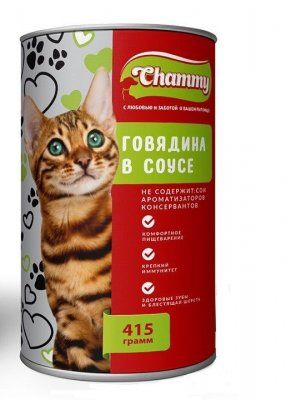 Чемми д/к 415 гр. говядина в соусе 