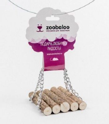Качели д/грызунов дерево 9*8*12 см ZOOBALOO