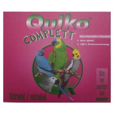 QUIKO COMPLETT для кр. и средних попугаев 3кг (гранулы)