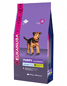 Корм для щенков Eukanuba Puppy Large Breed Еукануба для крупных и очень крупных пород 15 кг сух.