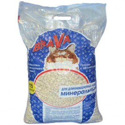 Брава 15 л впитывающий д/длиношерстных кошек
