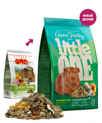 LITTLE ONE Зеленая долина 750г д/морских свинок