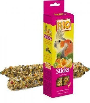 РИО палочки д/средних попугаев (тропич.фрукты) 2*75г