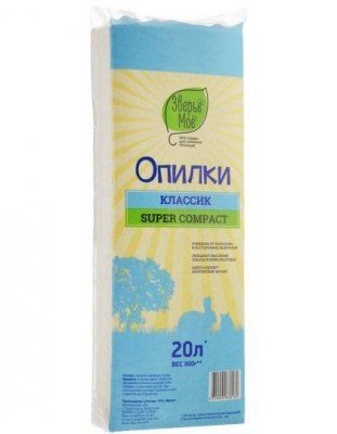 Опилки Зверьё моё Классик 20л
