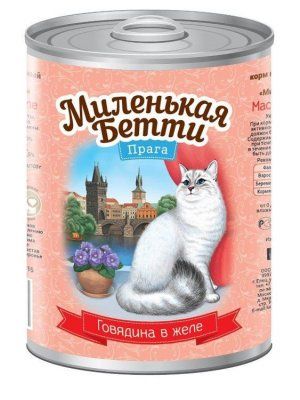 Миленькая Бетти д/к говядина в желе 400 гр. ж/б